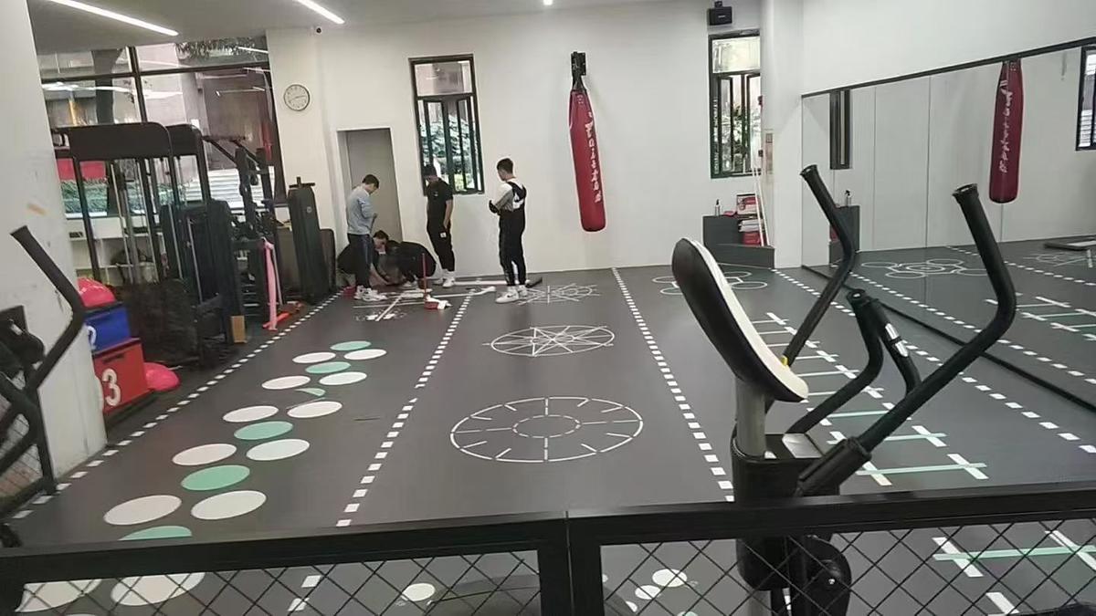 运动馆定制地胶案例实景 14